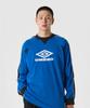 UMBRO Nq Panel Long Sleeve T-Shirt Blue (Uq111Crl21)