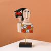 Simple for Creative Women Face Art Statue Lady Sculpture Abstract Characters Crafts Ornaments Home Office Bedroom Craft