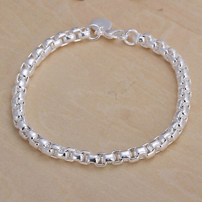 Whelesale Copper Color Noble Nice Chain Solid Bracelet For Women Men Charms Party Gift Wedding Fashion Jewelry