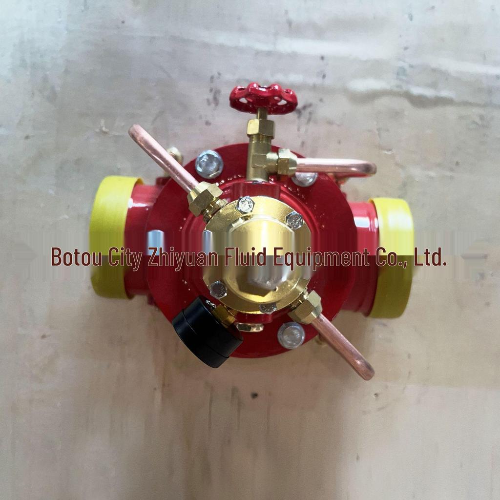 Grooved Cast Iron Firefighting Safety Drain Valve