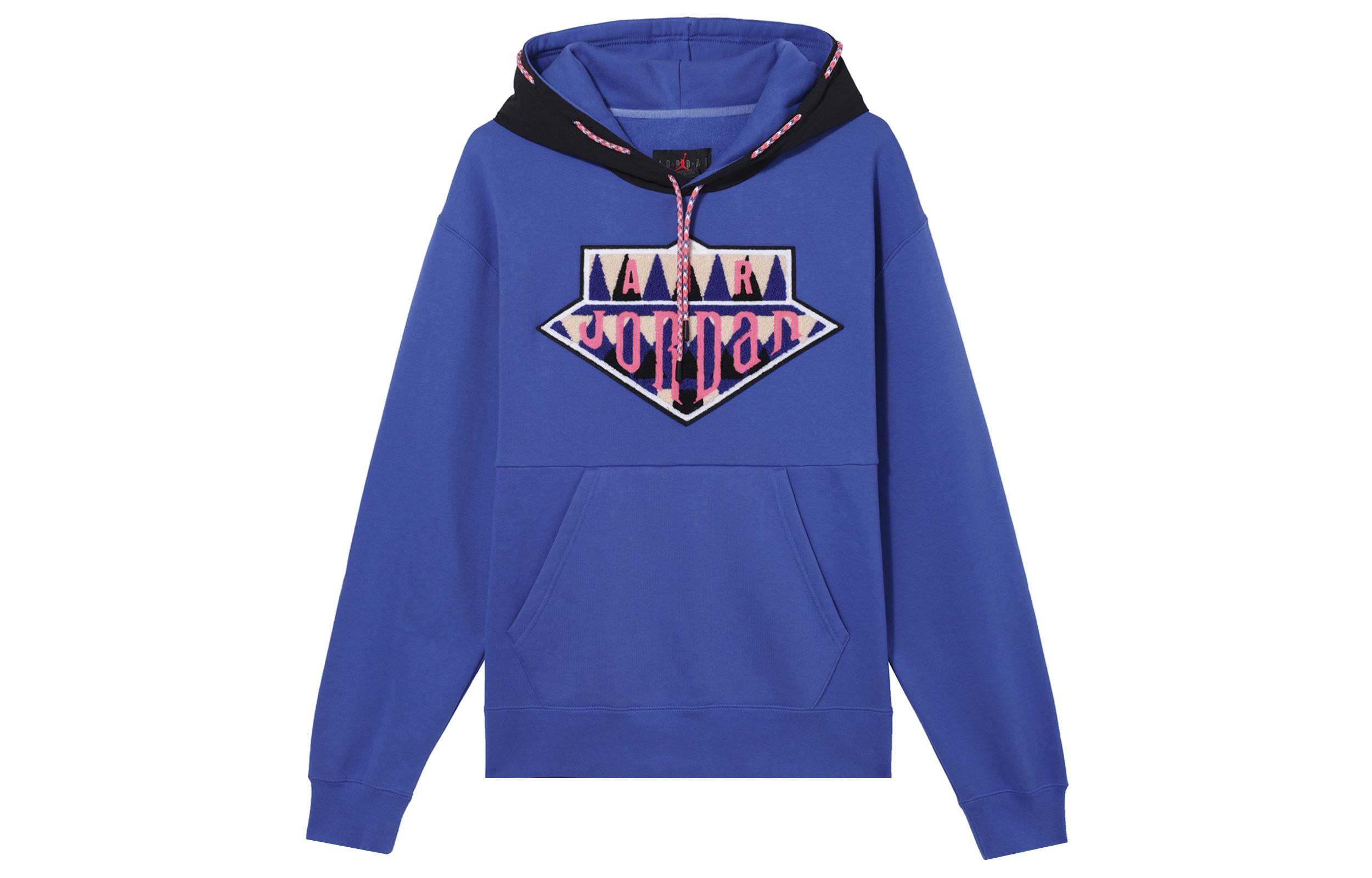 Jordan Men's Blue Sport Sweatshirts Hooded Moderate Regular Cu9068-480 Cm