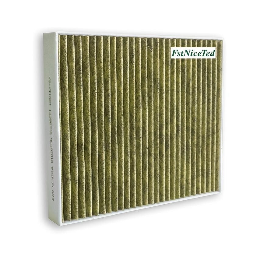 1pc Activated Carbon Yellow Non-woven Air Conditioning Filter For 2016 Buick LaCrosse 16 Malibu Replaces 13356916