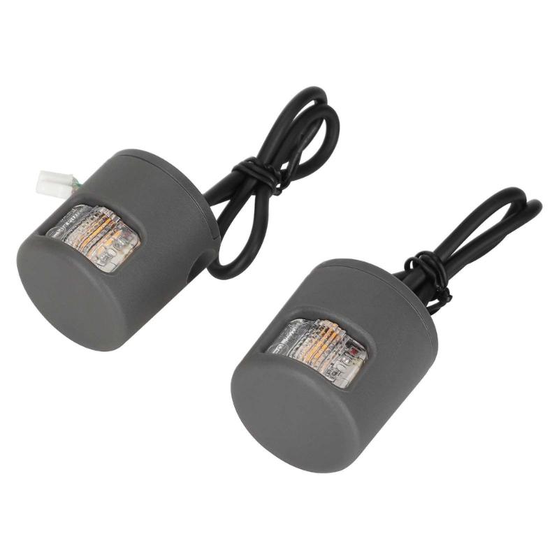 Indicador de Direção LED de Alta Visibilidade Para Scooter Elétrica 2ª Geração Guidão Frontal Design Estável Resistente a Impactos