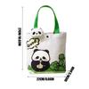 Astuccio Panda con Segnalibro Magnetico e Spilla Include Gomma, Quaderni, Penne, Righelli, Blocchetti Adesivi per Studio Bambini College