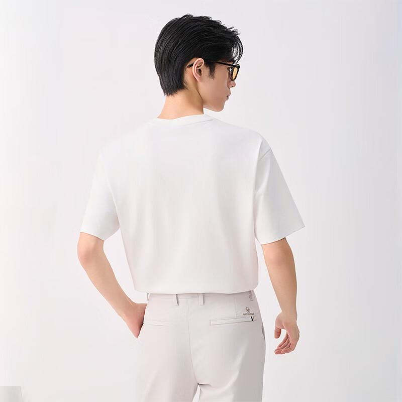 Baoxiniao Men's KESTA1214WU Casual Round Neck T-Shirt