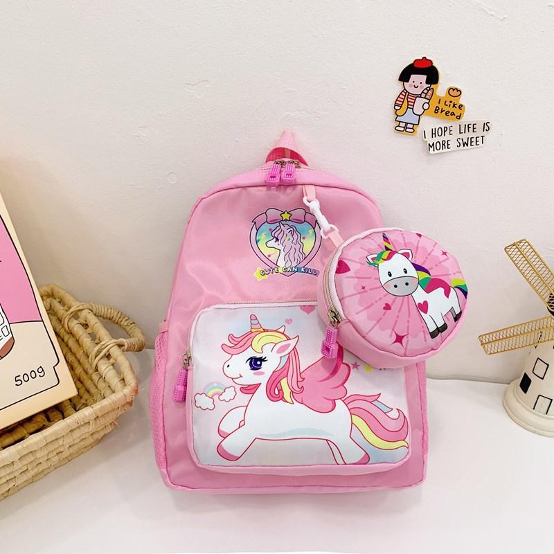 Cartoon Boys And Girls Backpack Cute Pony Kindergarten Baby Schoolbag Printed Children S Small Backpack