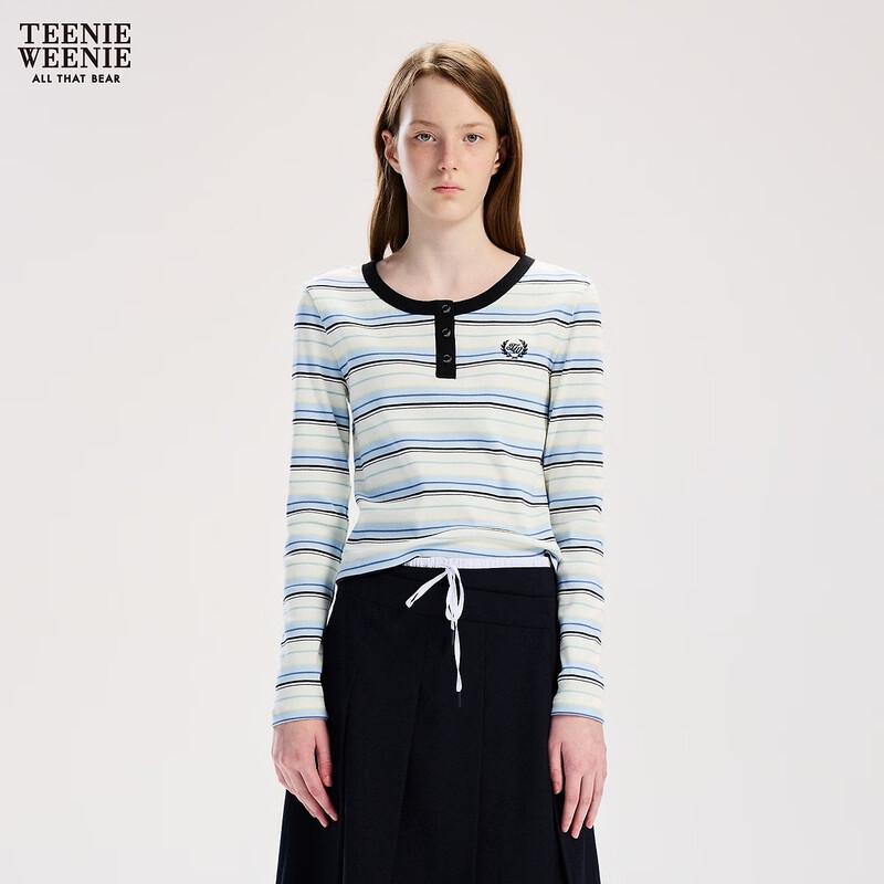 Teenie Weenie Women s Bear Letter Stripe T-Shirt S