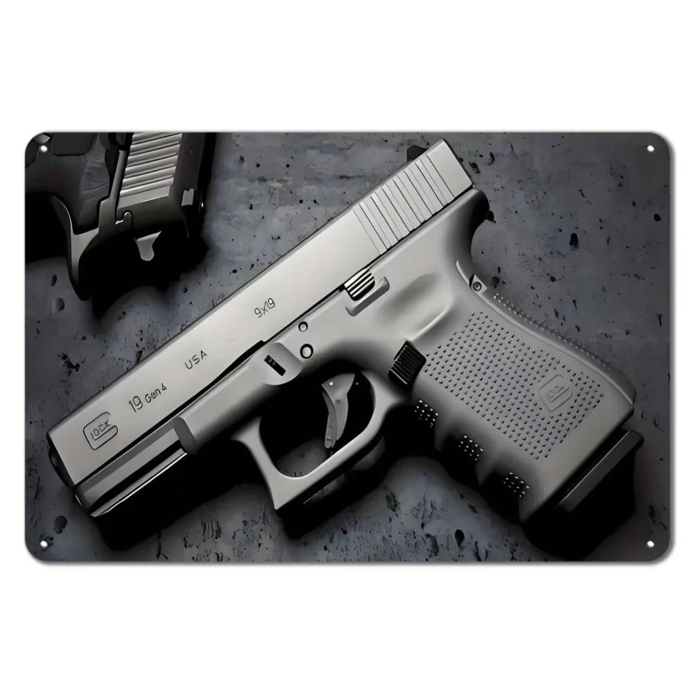 CombatRusticCharm 1 Stück rahmenloses Eisenblech | Antiker Look | Leicht & Langlebig | Schöne Dekoration für jeden Raum