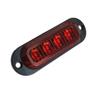 2x LED Red Side Marker Light 12/24V LED Rear Clearance Lamp Caravan Tail Lights For Truck RV Trailer Lorry Pickup Boats