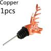 Wine Bottle Pourer Stopper Stainless Steel Deer Stag Head Dragon Head Unique Wine Aerators Bar Tools Barware