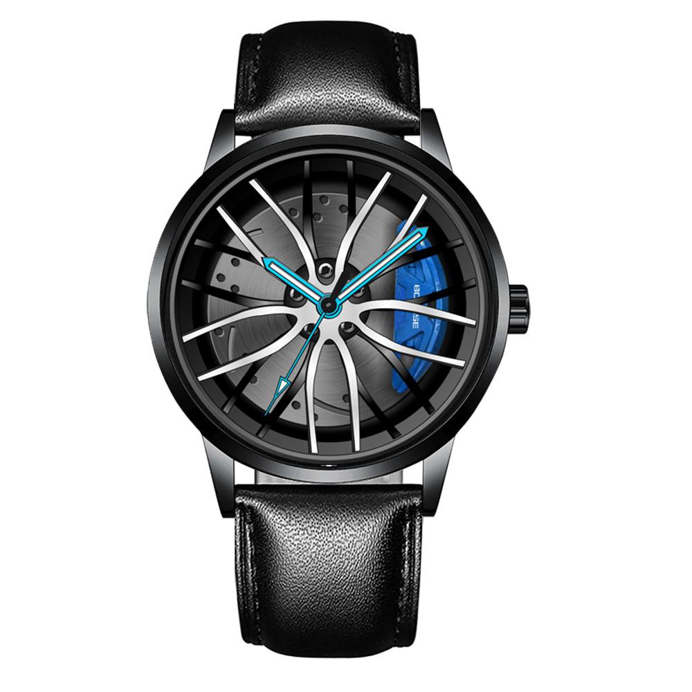 

Boruse Exposes Caliper Wheel Hub Trendy Electronic Watch Waterproof Men S Watch High-End Quartz Watch