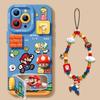 Blue Mario Phone Case New Iphone17promax Mirror Holder Soft Case