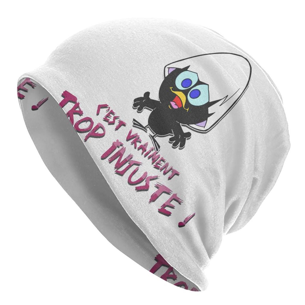 Calimero Skullies Beanies Hats Cartoon Comic Hip Hop Unisex Outdoor Caps Warm Dualuse Bonnet Hat