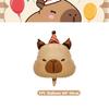 Capybara Decoration Birthday Party Favors Tableware Set Cup Plate Balloons Gift Bags Happy Banner Cake Topper Supplies for Girls