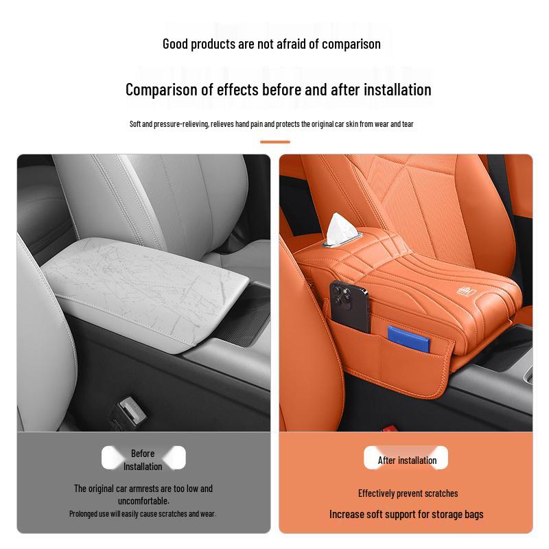 BYD Tang Armrest Heightening and Storage Pad for DMP/DMI/EV/DM Models