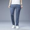 Thin for Summer Men's Classic Style Men Jeans Business  Stretch Denim Male Trousers