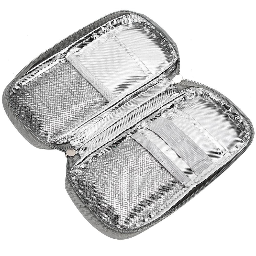 Portable Insulin Cold Storage Bag Medicines Refrigerated Cool Bag for Patient CareGreen