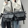 Nylon Crossbody Shoulder Bag Multi-pocket Large Capacity Bag Waterproof Messenger Bag  Cycling Use