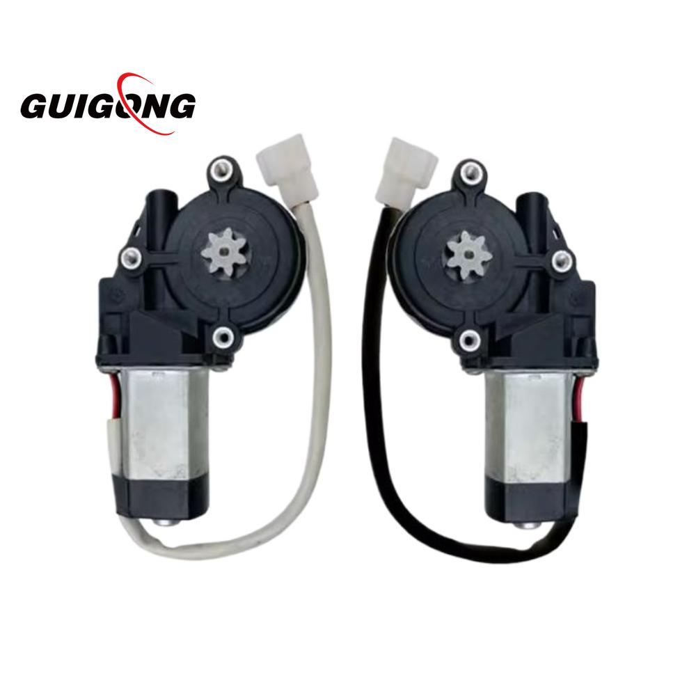 GUIGONG NEW Universal 24V Power Window Motor 2PIN Plug 3 holes 7 teeth Auto Parts