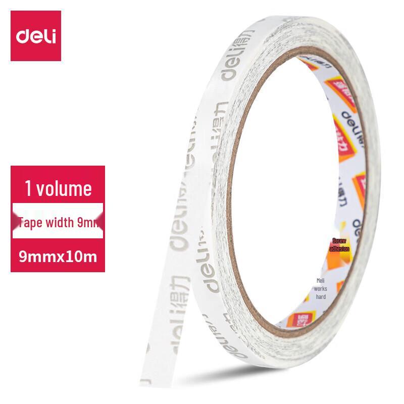 Deli 30408 Cotton Paper Double-Sided Tape