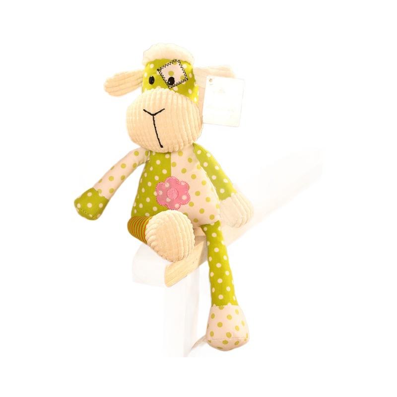 Animal Doll Plush Toy Striped Doll Calf Sheep Chicken Puppet Soothes Baby Sleeping Ugly Rag Doll