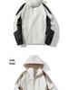 Men's and Women's Outdoor Windproof Waterproof Color Block Jacket - Spring/Autumn Thin Style