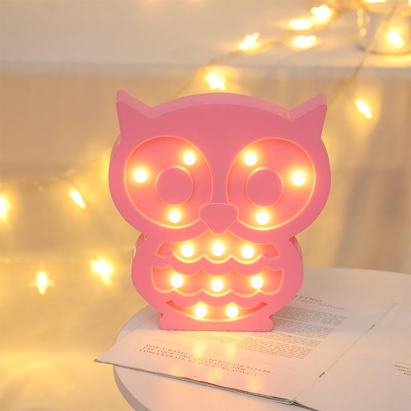 Swan, Cactus, Giraffe Shaped LED Night Light – Colorful Festival Decoration