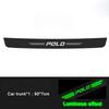 DOG1 Glow-in-Dark Car Threshold Sticker for Volkswagen VW POLO Logo Scratch-Resistant Stylish Door Sills Protection Decoration