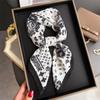 Luxury Cashew Print Female Neck Scarf Cotton Linen Feeling Women Hair Scarves Foulard Head Band Shawls Wraps Neckerchief Bandana