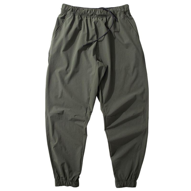 Pants Men's Summer Ultra-Thin Ice Silk Elastic Quick-Drying Pants Cool Breathable Youth Fashion Casual Loose-Fit Tappered Trousers
