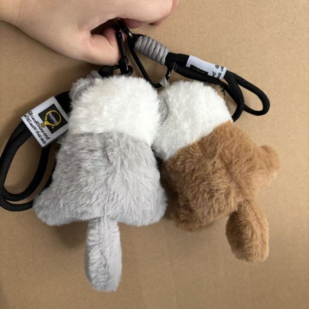 Celebrity Animal Cute Sea Otter Pendant Plush Toy Fish Cat Bag Pendant Doll Keychain Doll Backpack Decoration Girl Kawaii Gift