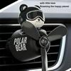 Car Air Freshener Bear Airplane Vehicle Aromatherapy Automotive Scent Diffuser for Drivers Detailers Modifiers Restorers