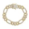 2023 Hip Hop Cuban Chain CZ Ice Out Bling Charm Anklet for Women Jewelry