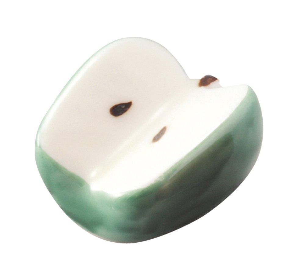 Arita-Ware Essstäbchenablage Nishiki Apfel Set mit 5 Stück, Design, grün, 485213(5)