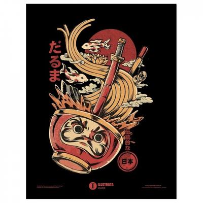 Darumas Ramen Framed Poster