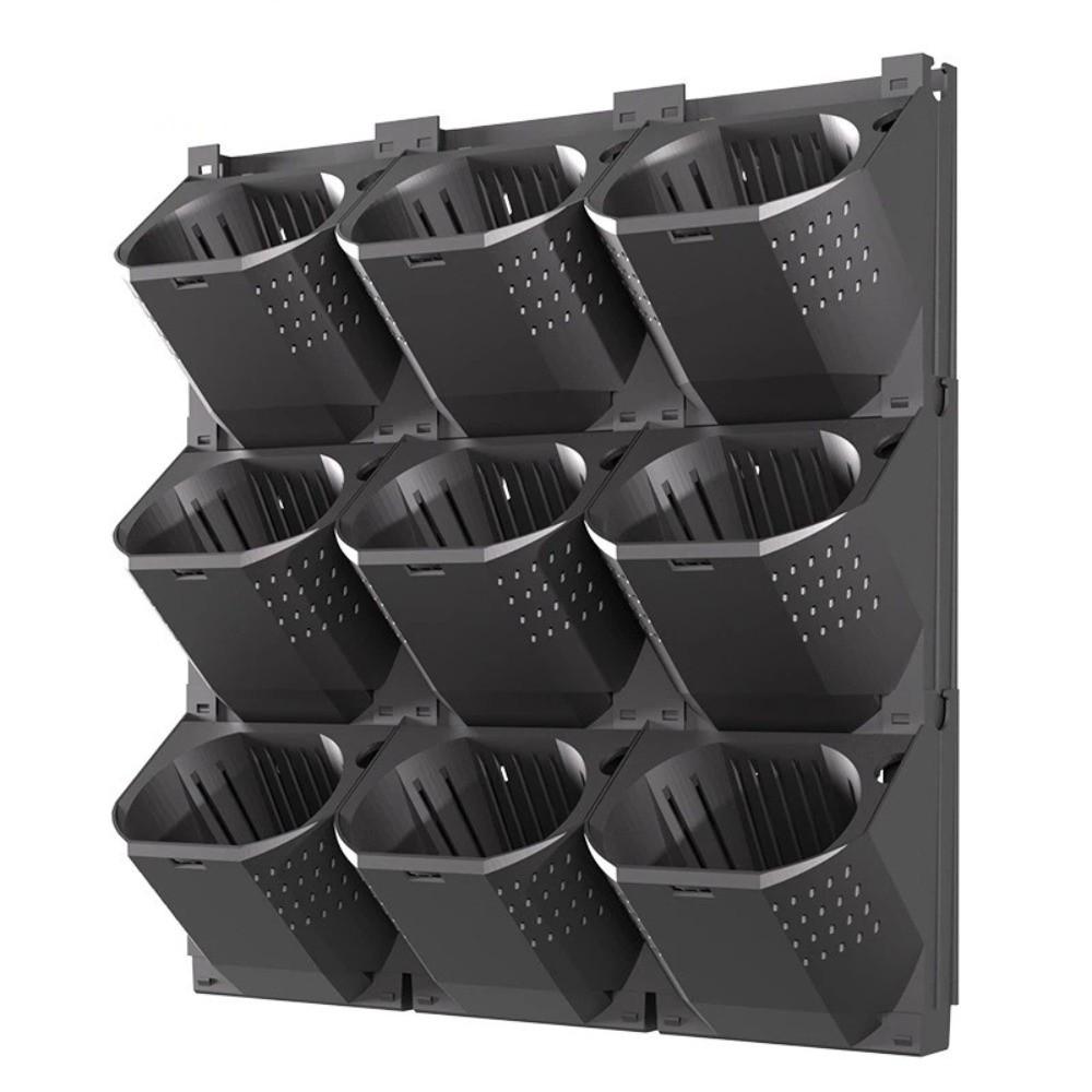 Plastic Wall Flowerpot Self Watering Planting Box Vertical Planter Vertical Garden