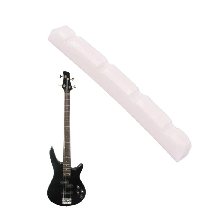 Pre-Slotted Bass Nut Slotted Bone Nut Saddles for 4 String Electric Bass Guitar