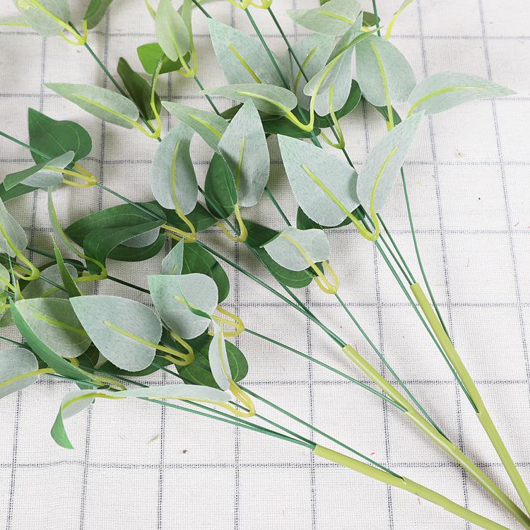 Simulated feel leaf clematis false leaf flower arrangement plant wall accessories plastic simulated flower green plant