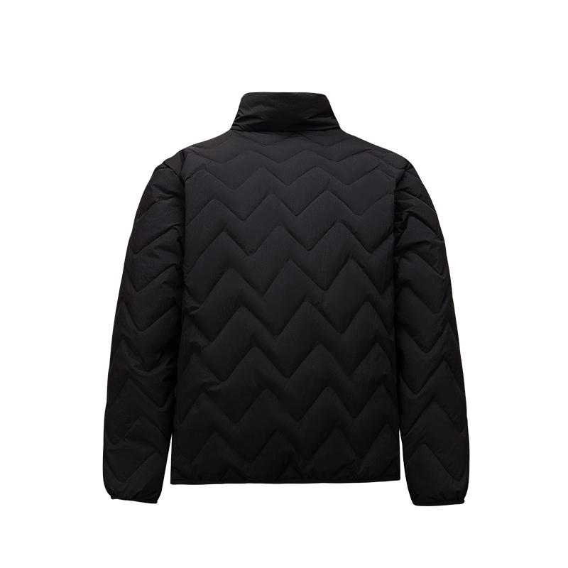 Anta Mode Décontracté Col Montant Polyvalent Couleur Unie Simple Veste en Duvet Vêtements d'Extérieur Homme 152546905-2