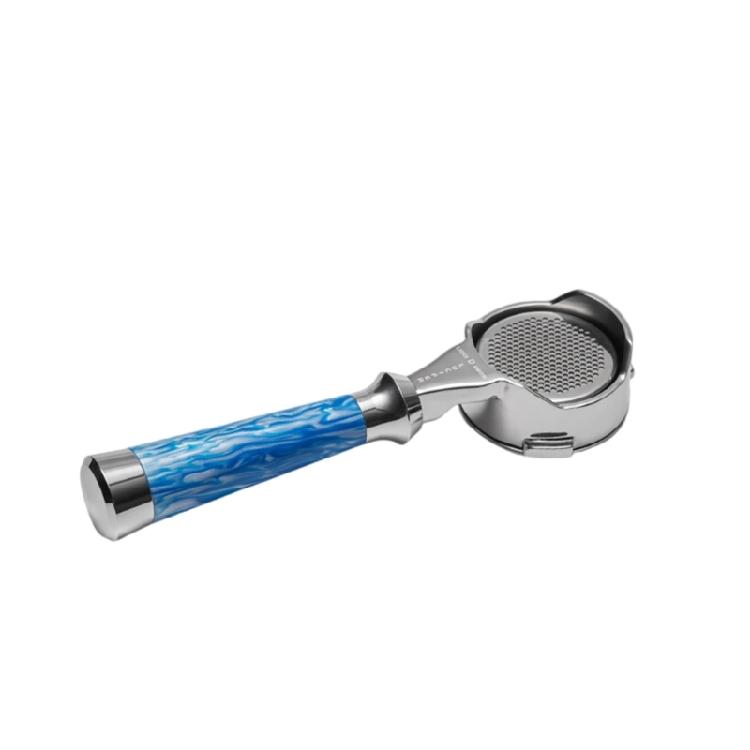 Stainless Steel Bottomless Portafilter Wood Handle Filter Basket for Espresso Machine Rustproof Coffee Accessories