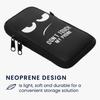 kwmobile Smartphone Shoulder Bag XL Fits Neoprene Neck Strap Protective Case with Touch My Design - 6.7/6.8" - "Don't Phone"