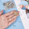 1 Box 18/48/90Pcs Earring Findings Kit Leverback Earring Hooks Hypoallergenic Huggie Lever Back Ear Wires for Jewelry Making Kit
