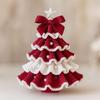 Handmade Crochet Christmas Tree Kit Yarn Christmas Tree Material Kit  Parent-Child Activities