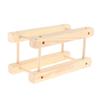 Wooden Bottle Holder Table Top Stands Rack Display Stand for Home Decor Kitchen Organization