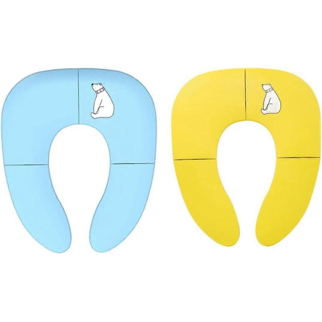 Foldable Potty Toilet Training Seat, Toddler Foldable Toilet Seat Portable Travel Toilet Training Seat