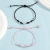 Adjustable Braided Bracelet Comfortable Glowing Heart Bracelet Lucky Knot Bracelet Love Heart Jewelry For Special