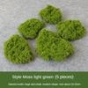Artificial Grass Mat Green Simulation Moss Carpet Flower Shop Bonsai Landscape Decorations DIY Outdoor Garden Fake Rock Turf