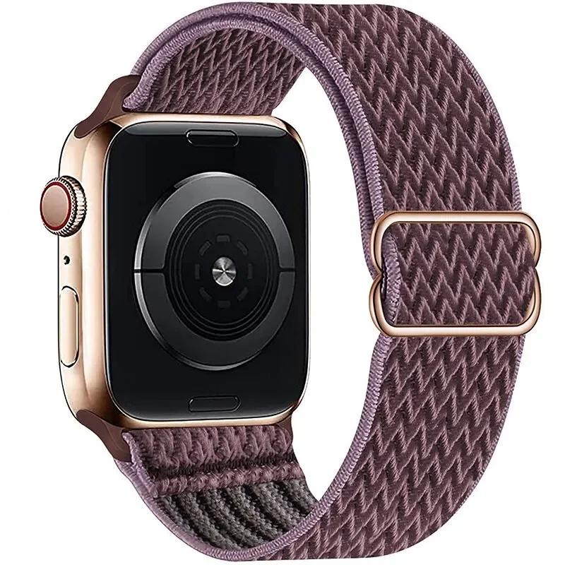 Elastyczny Nylonowy Pasek do Apple Watch ultra 2 49mm Seria 9/8/7 41mm 45mm38/42-40mm/44mm Boho Bransoletka iWatch 6 5 4 3 Se Pasek
