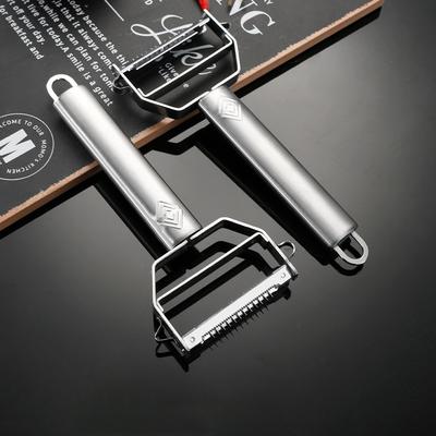 Heavy Duty Stainless Steel 3 In 1 Multi-Functional Vegetable Peeler Shredder Slicer for Potatoes Carrots Cucumbers Kitchen Tool