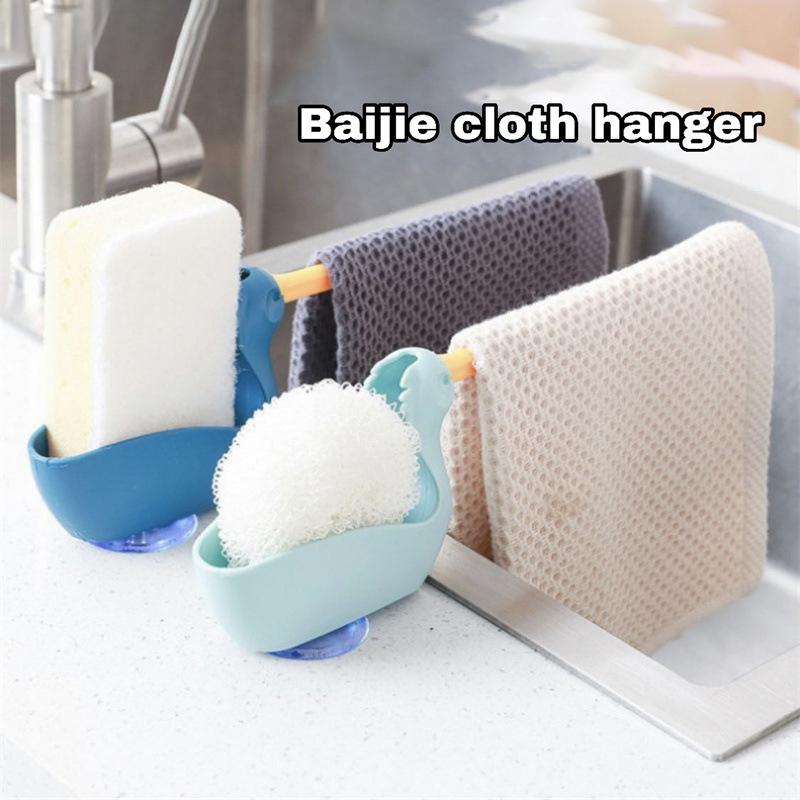 Questo Porta Panni è un Scolapiatti e Portaoggetti Adatto per Cucine e Bagni. Può Contenere Spugne e Strofinacci
